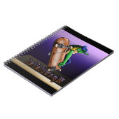 Cool Turtle Skateboarder Notitieboek (Linkerzijde)