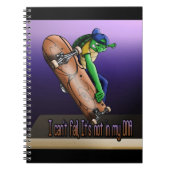 Cool Turtle Skateboarder Notitieboek (Voorkant)