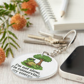 Cool Turtle Sticker Sleutelhanger (Voorkant Rechts)