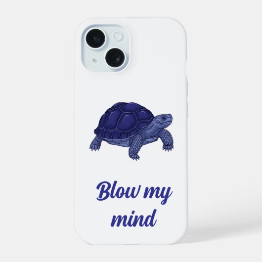 Cool Turtle telefoonhoesje iPhone 15 Case (Achterkant)