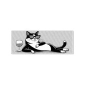 Cool Tuxedo cat rubber stamp Rubberstempel (Afrduk)