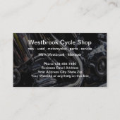 Cool Twee Zijde Motorcycle Shop Visitekaartjes (Achterkant)