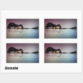 Cool Twilight Horizon gitaar reflectie Stickers (Vel)