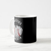 Cool Twin Cities Minnesota Mn Honkbal Skyline St Koffiemok (Voorkant links)