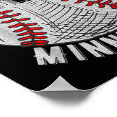 Cool Twin Cities Minnesota Mn Honkbal Skyline St  Poster (Hoek)