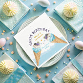 Cool Twins Ice Cream Boys Verjaardag Servet
