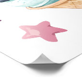 Cool Twins Ice Cream Verjaardagsfeestje Welkom Poster (Hoek)