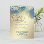 Cool typografie Abstract alcoholinkt goud modern Kaart (Staand voorkant)