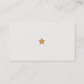 Cool Typografie Zwart-wit Visitekaartje (Achterkant)