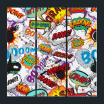Cool Typographic Comic Book Pop Art Ruitjes Drieluik<br><div class="desc">Een leuk,  cool en trendy retro stripverhaal pop art design dat de wham,  zap,  pow in elke superheldendag plaatst. Ontworpen door Thisnotme©</div>