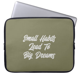Cool Typography Inspirerend Text Quote Mannen’s Laptop Sleeve