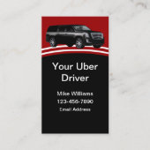 Cool Uber-bestuurder Unieke auto-uitrusting Visitekaartje (Voorkant)