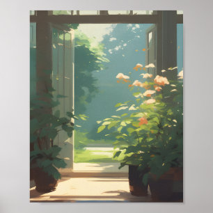 Cool uitzicht poster