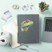 Cool Uitziende Hagedis AI Kunst Sticker (iPad Cover)