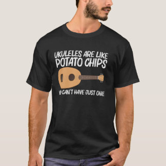 Cool Ukulele Design for Men Women Musical Instrume T-shirt