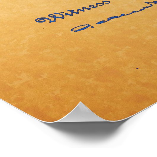 Cool Ukulele Patent Art Poster (Hoek)