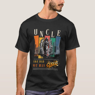Cool Uncle Birthday Graphic T-shirt