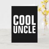COOL UNCLE HAPPY BIRTHDAY-WENSKAARTEN KAART (Gele Bloem)