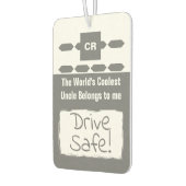 Cool Uncle voeg fotostation veilig grijs toe Luchtverfrisser (Links)