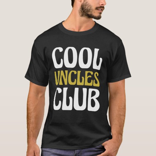 Cool Uncles Club Become Uncle T-shirt (Voorkant)