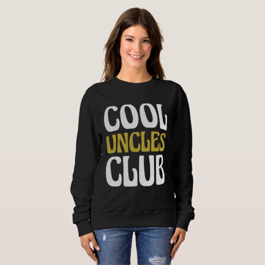 Cool Uncles Club Become Uncle Trui (Voorkant volledig)