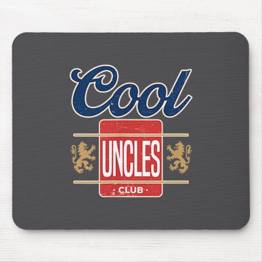 Cool Uncles Club For New Uncle Father's Day Uncle  Muismat (Voorkant)