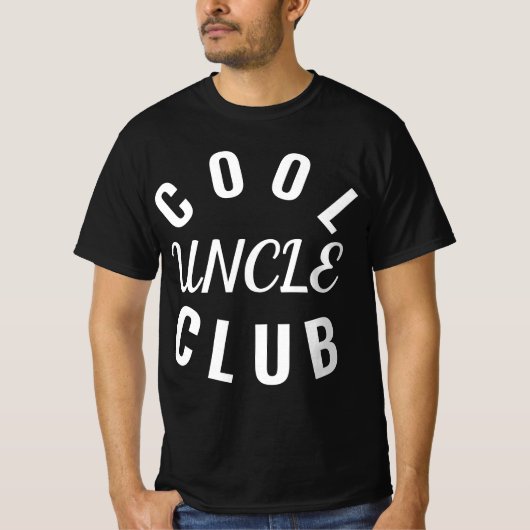 Cool Uncles Club Funny Family T-Shirt Gift (Voorkant)