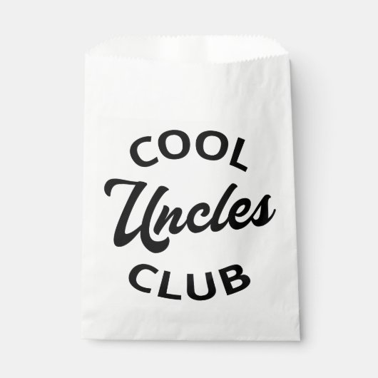 Cool Uncles Club I Bedankzakje (Voorkant)