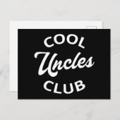 Cool Uncles Club I Briefkaart (Voorkant / Achterkant)