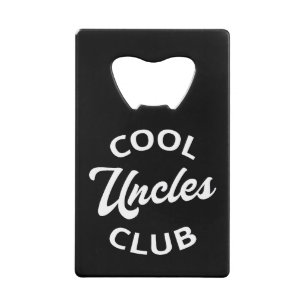 Cool Uncles Club I Creditkaart Flessenopener