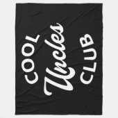 Cool Uncles Club I Fleece Deken (Voorkant)