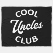 Cool Uncles Club I Fleece Deken (Voorkant (Horizontaal))