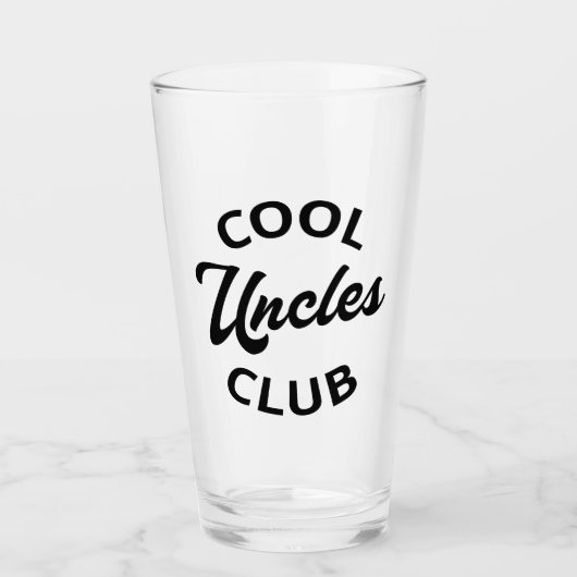 Cool Uncles Club I Glas (Voorkant)