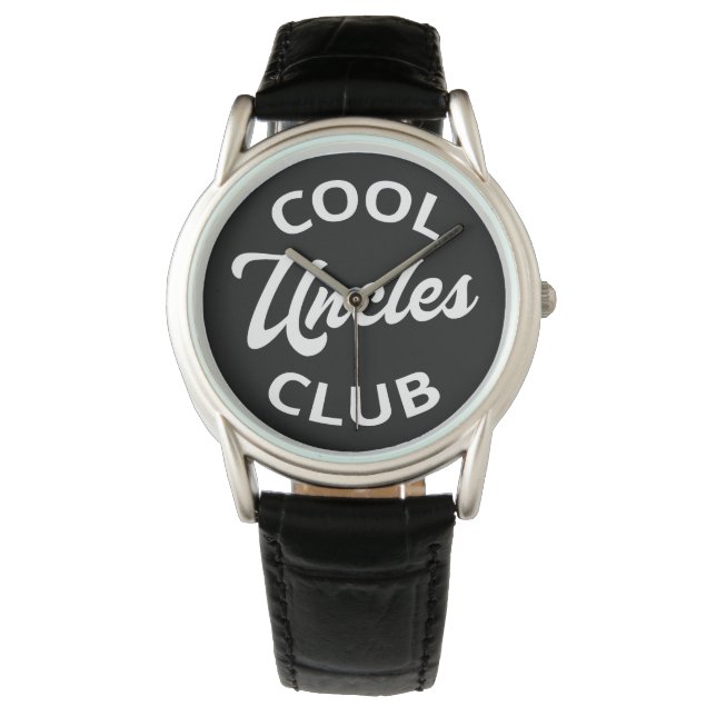 Cool Uncles Club I Horloge (Voorkant)