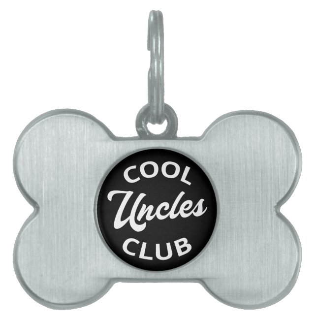 Cool Uncles Club I Huisdieren Naamplaatje (voorkant)