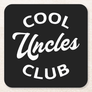 Cool Uncles Club I Kartonnen Onderzetters