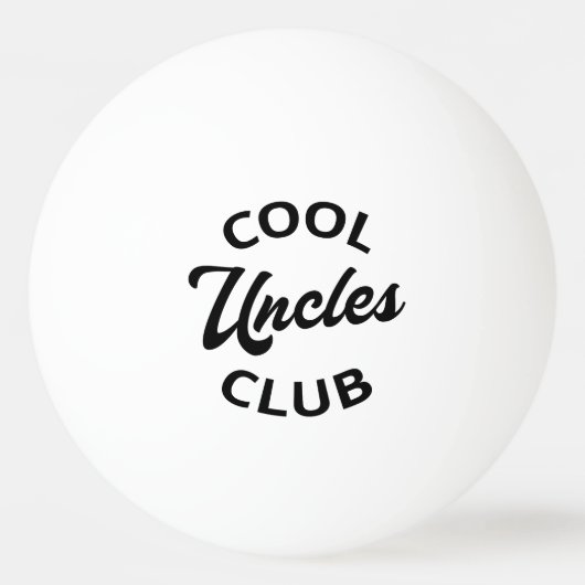 Cool Uncles Club I Pingpongbal (Achterkant)