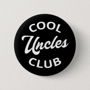 Cool Uncles Club I Ronde Button 5,7 Cm