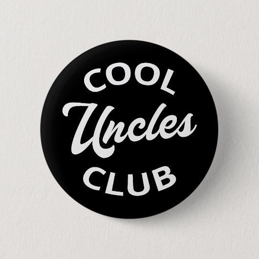 Cool Uncles Club I Ronde Button 5,7 Cm (Voorkant)
