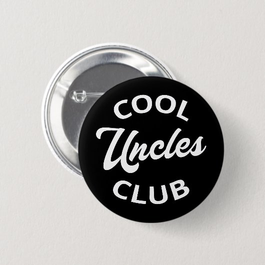 Cool Uncles Club I Ronde Button 5,7 Cm (Voorkant /achterkant)