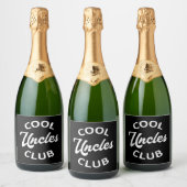 Cool Uncles Club I Sparkling Wijnetiket (Flessen)