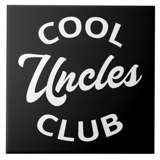 Cool Uncles Club I Tegeltje (Voorkant)