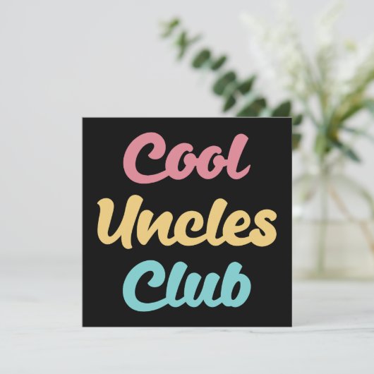 Cool Uncles Club II (Staand voorkant)