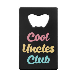 Cool Uncles Club II Creditkaart Flessenopener