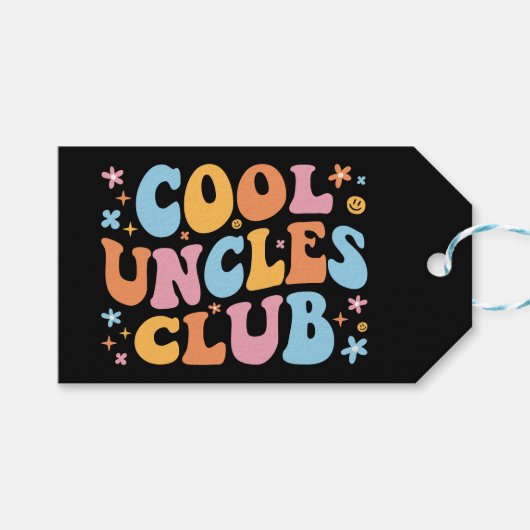 Cool Uncles Club III Cadeaulabel (Voorkant (Horizontaal))