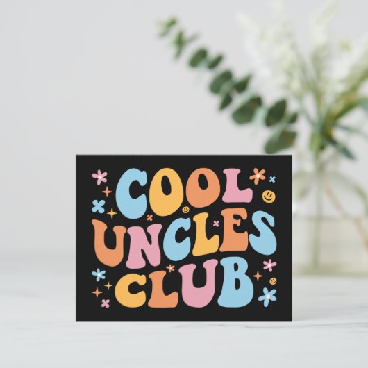Cool Uncles Club III Kaart (Staand voorkant)