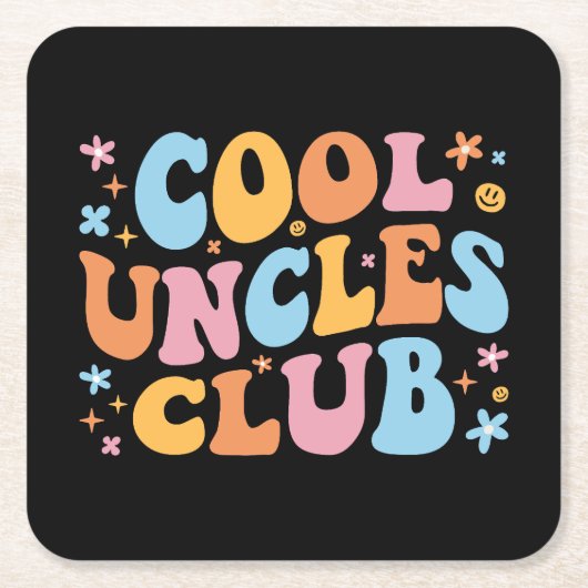 Cool Uncles Club III Kartonnen Onderzetters (Voorkant)