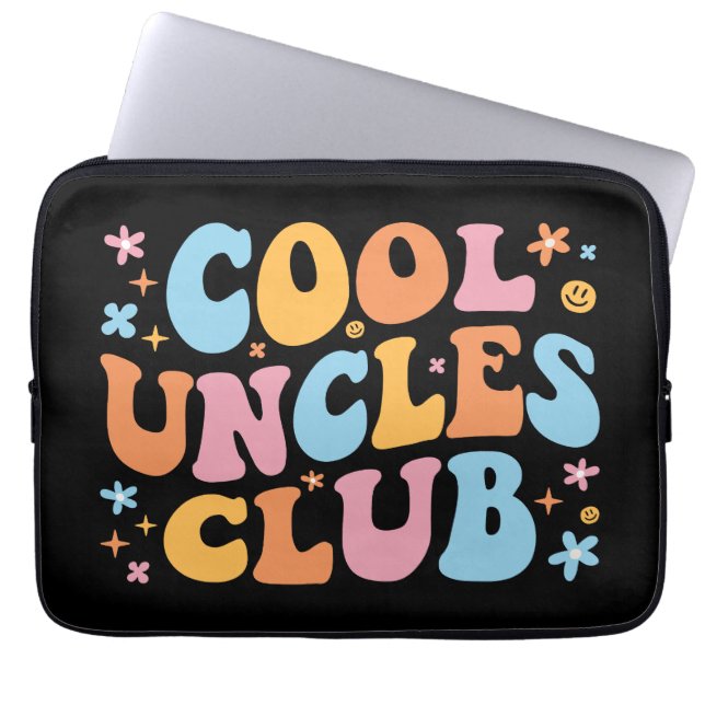 Cool Uncles Club III Laptop Sleeve (Voorkant)