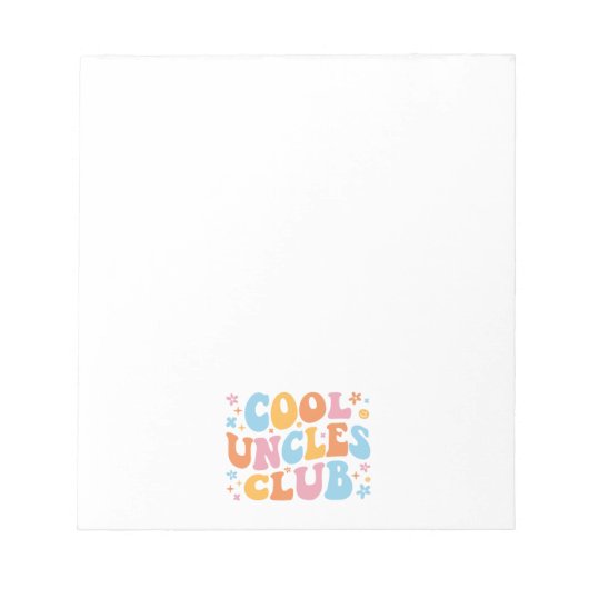 Cool Uncles Club III Notitieblok (Voorkant)