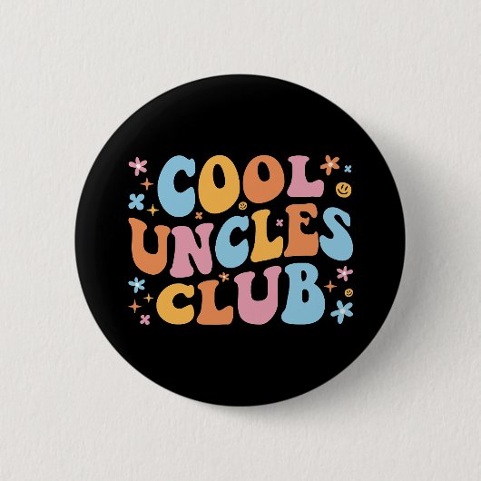 Cool Uncles Club III Ronde Button 5,7 Cm (Voorkant)
